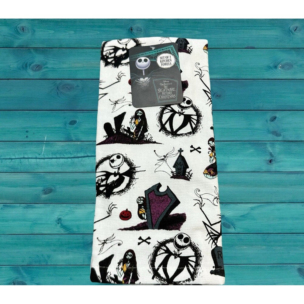 The Nightmare Before Christmas Set of 2 Kitchen Towels